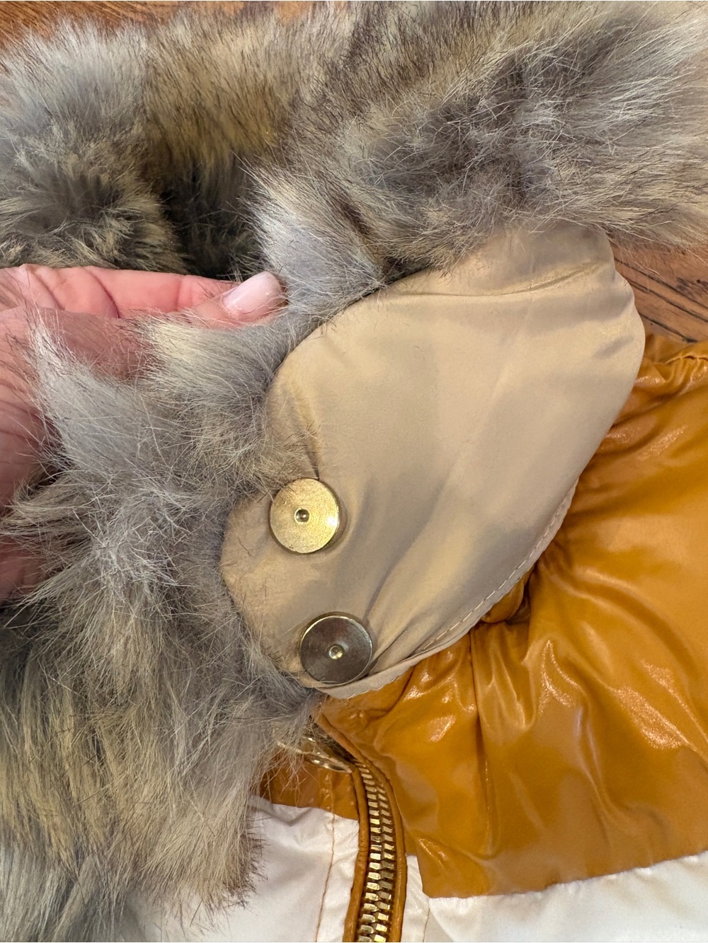 Jordan Craig kids puffer jacket. Removable fur collar. Size 16 - Picture 6 of 7